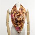 Digital print silk scarf,lowest price,infinity scarf,animal floral printing